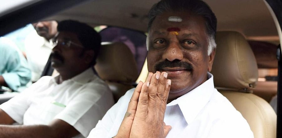 O Panneerselvam file photo.Credit: PTI Photo