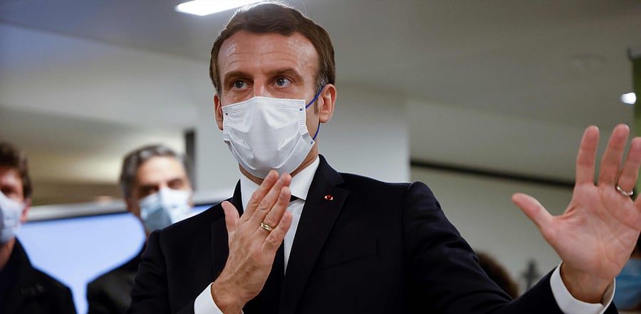 French President Emmanuel Macron. Credit: AFP Photo