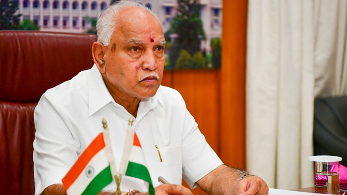 Karnataka CM B S Yediyurappa. Credit: DH Photo