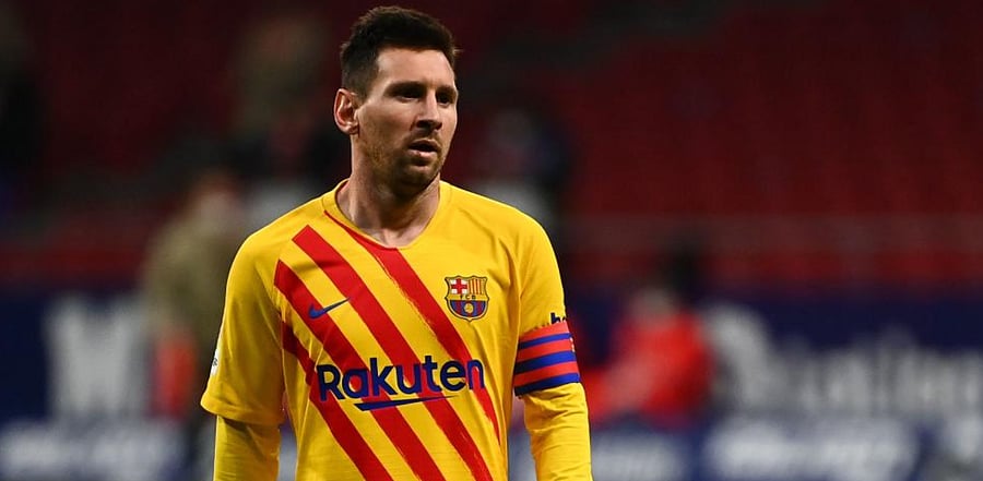 Barcelona's Argentinian forward Lionel Messi. Credit: AFP Photo