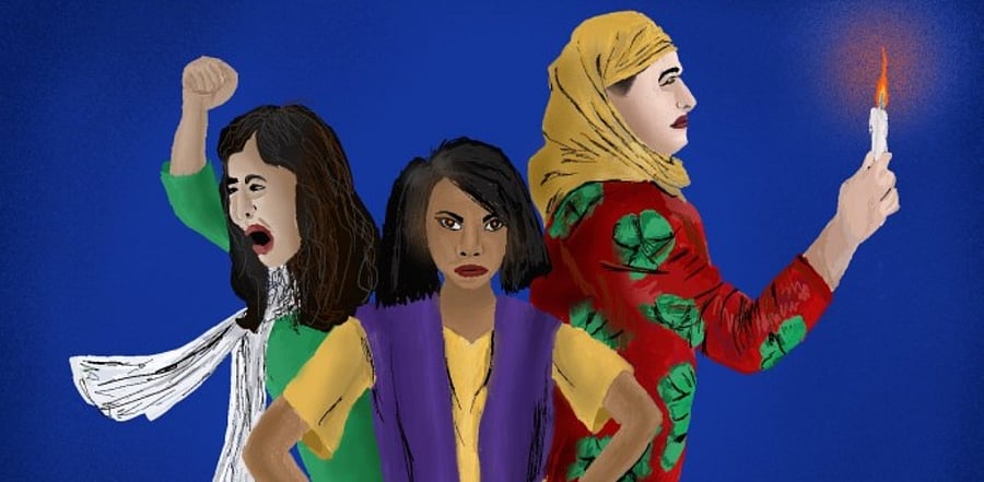 In essentially all countries, measures to limit the spread of the coronavirus have resulted in woman and children being confined at home. Credit: FII/Aasawari Kulkarni