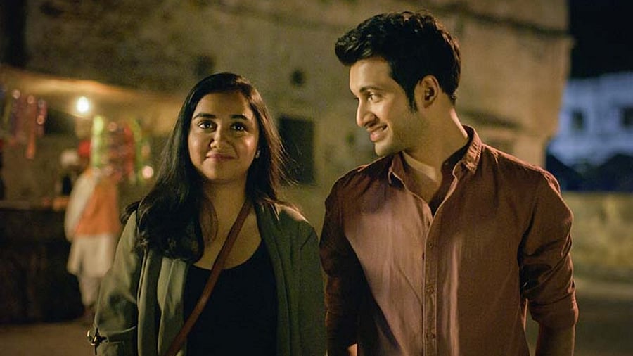 Prajakta Koli and Rohit Saraf.