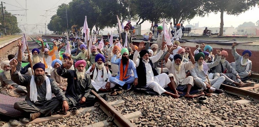 Train services were suspended in the state since September 24 after farmers blocked railway tracks protesting against the new farm laws.