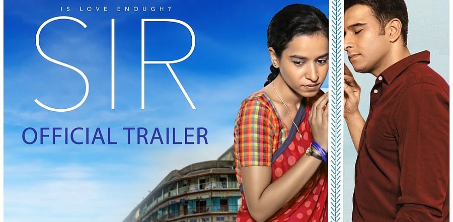 The Tillotama Shome and Vivek Gomber starrer 'Is Love Enough? Sir'. Credit: Youtube