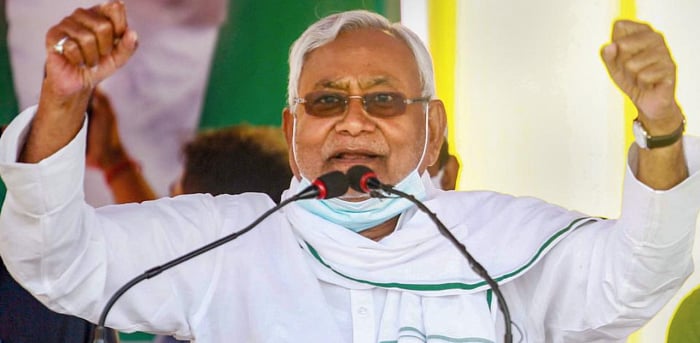 Nitish Kumar. Credit: PTI photo
