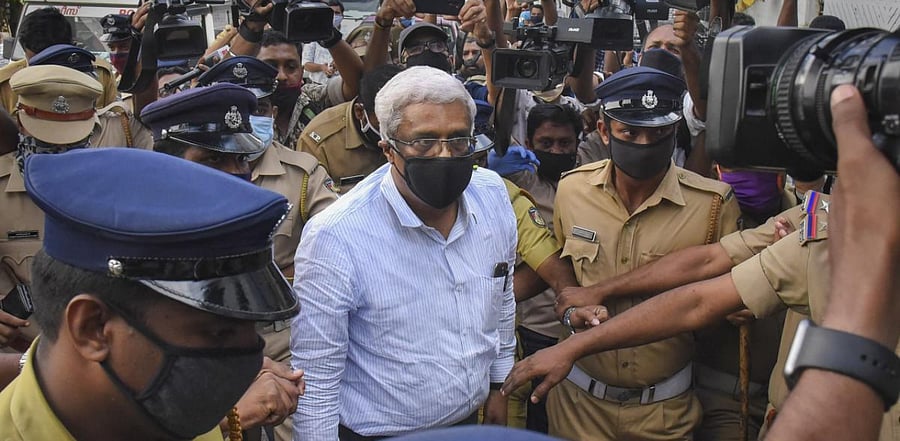 M Sivasankar, former Principal Secretary to Kerala Chief Minister. Credit: PTI Photo