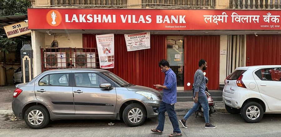 Lakshmi Vilas Bank. Credit: Reuters Photo