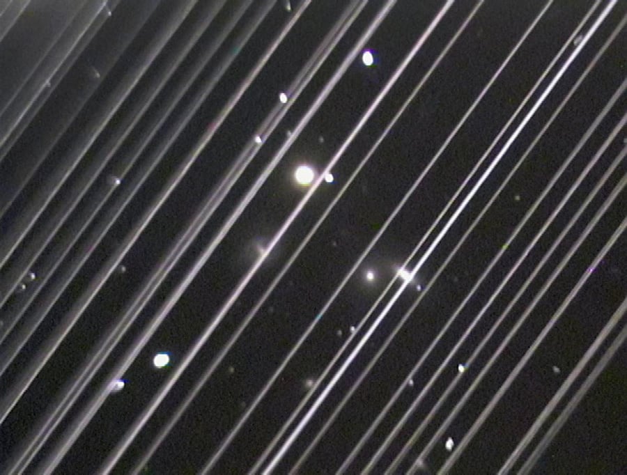An image of the NGC 5353/4 galaxy group made with a telescope at Lowell Observatory in Arizona, USA on the night of Saturday 25 May 2019. Photo courtesy: IAU.