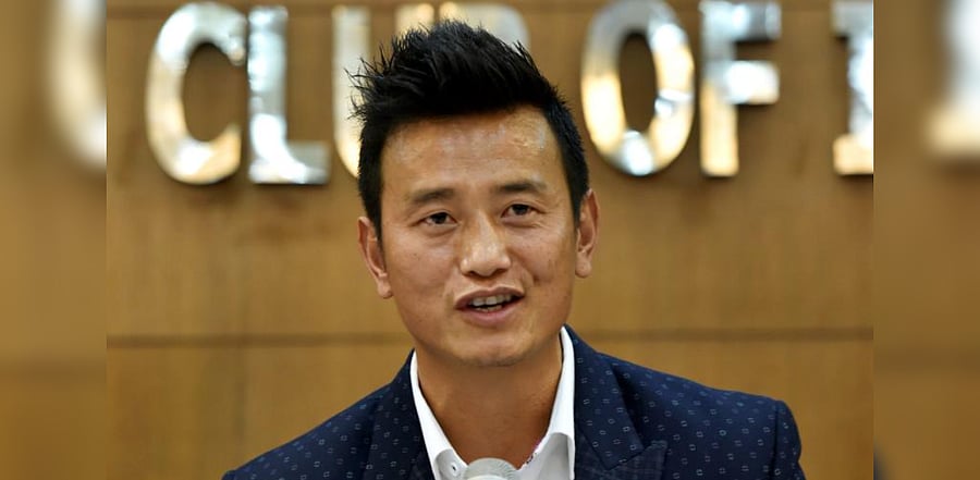 Former India captain Bhaichung Bhutia. Credit: PTI Photo