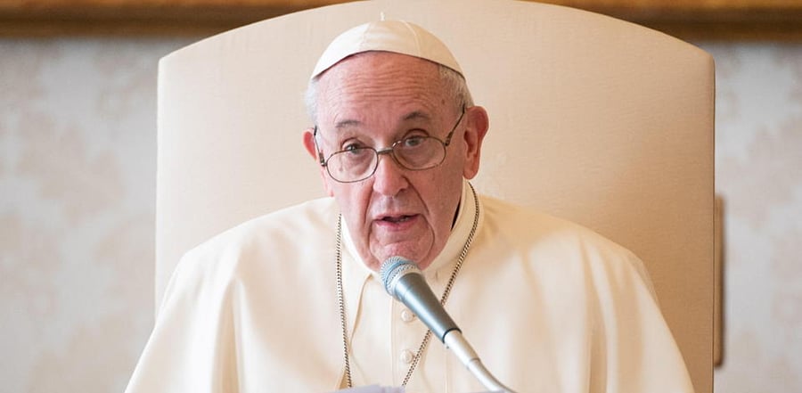 Pope Francis holds weekly audience at the Vatican, November 25, 2020. Credit: Reuters Photo