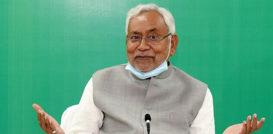 Bihar Chief Minister Nitish Kumar. Credit: Facebook (NitishKumarJDU)