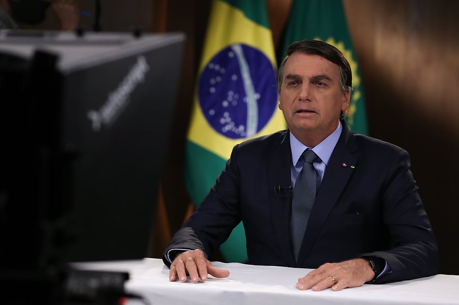 Brazilian President Jair Bolsonaro. Credit: AFP Photo/Handout / Brazilian Presidency