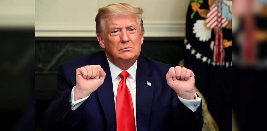 US President Donald Trump. Credit: Reuters Photo