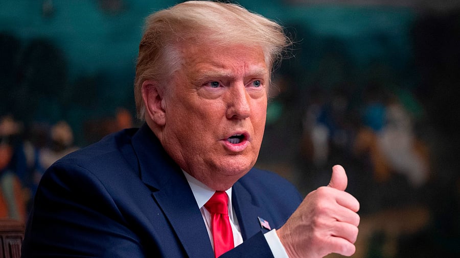 US President Donald Trump. Credit: AFP Photo