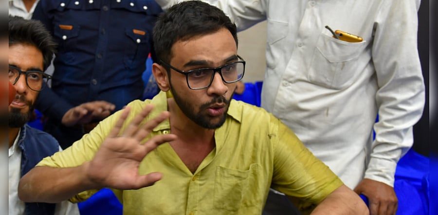 Former Jawaharlal Nehru University (JNU) student Umar Khalid. Credit: PTI File Photo