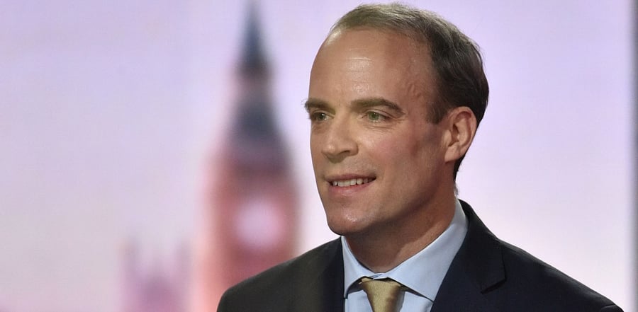 Britain's Foreign Affairs Secretary Dominic Raab. Credit: Reuters Photo