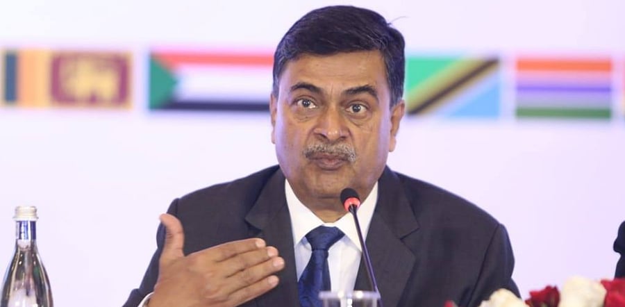 Power and New & Renewable Energy Minister R K Singh. Credit: Facebook (RajKumarSinghIndia)