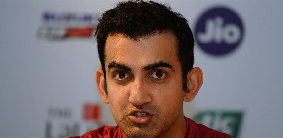 Former India team member Gautam Gambhir. Credit: AFP Photo