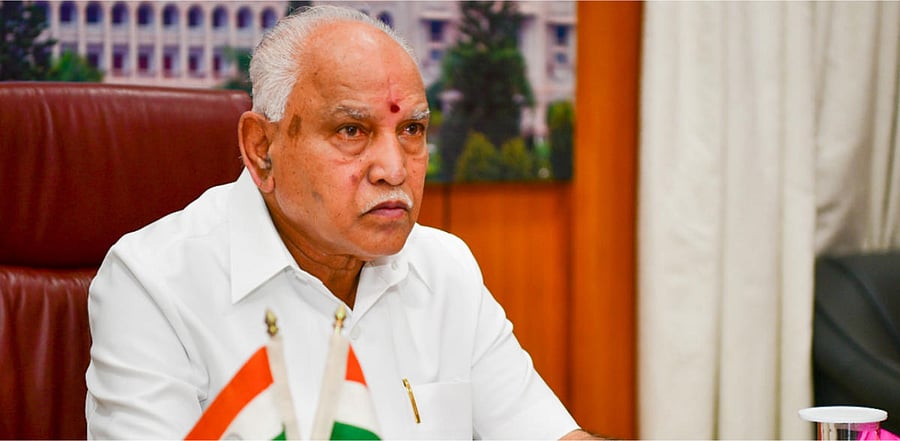 Karnataka Chief Minister BS Yediyurappa. Credit: DH