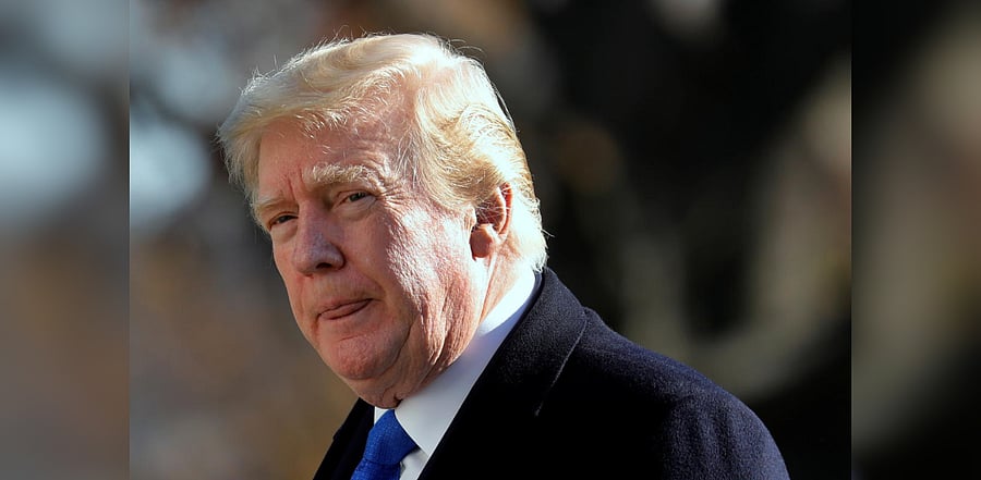 US President Donald Trump. Credit: Reuters Photo