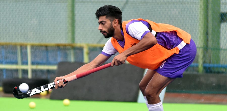 Hockey Indian national team player Shamsher Singh. Credit: DH Photo