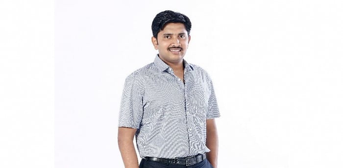 Chief Minister B S Yediyurappa’s political secretary NR Santhosh. Credit: DH