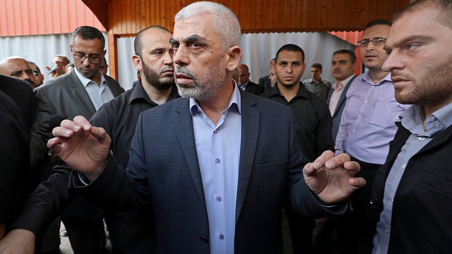 Gaza's Hamas Chief Al-Sinwar. Credit: Reuters Photo