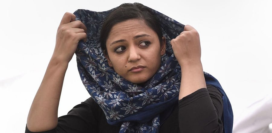Activist Shehla Rashid. Credit: PTI Photo