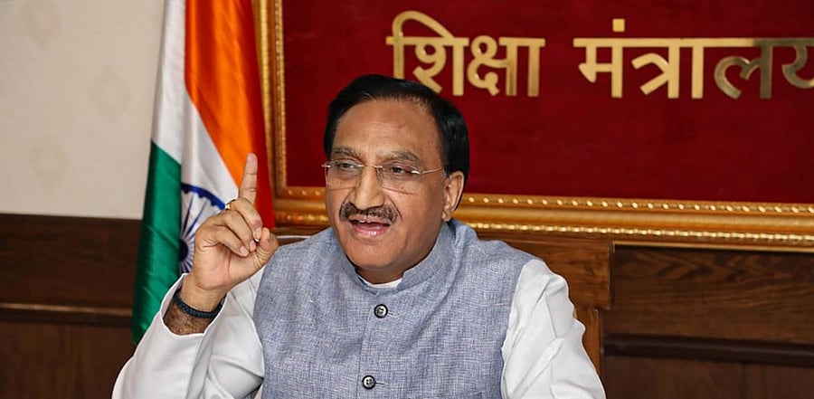 Ramesh Pokhriyal 'Nishank'. Credit: PTI.