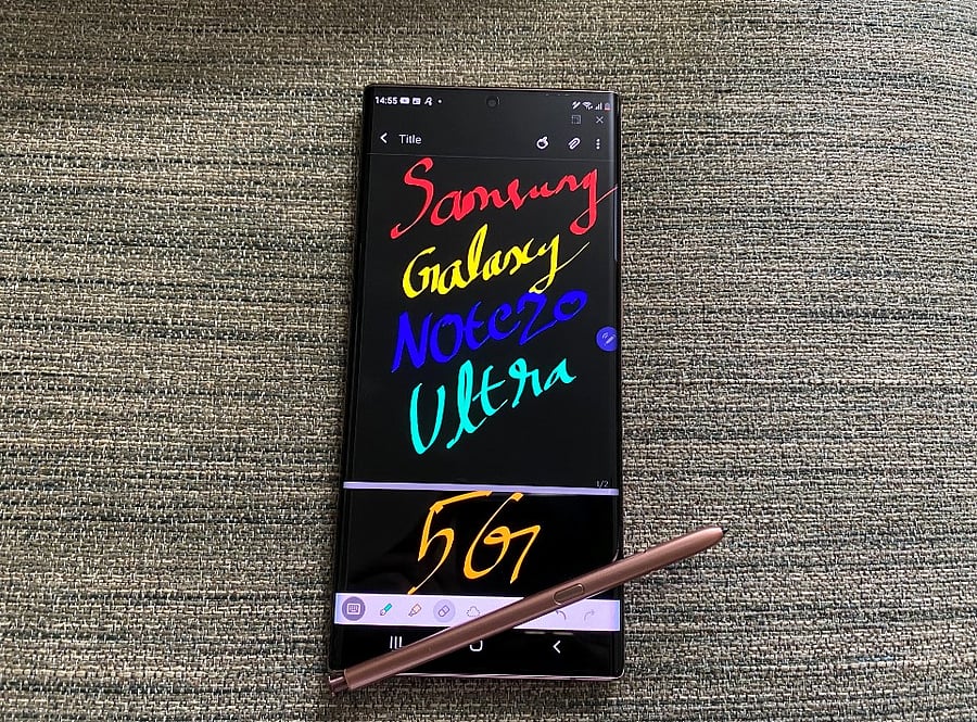 Samsung Galaxy Note20 Ultra. Credit: DH Photo/KVN Rohit