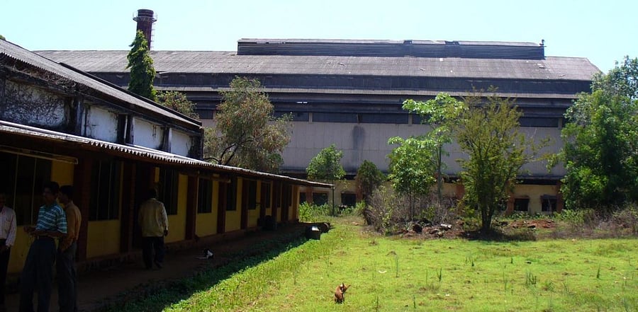A view of Brahmavar Cooperative Sugar Factory. Credit: DH Photo