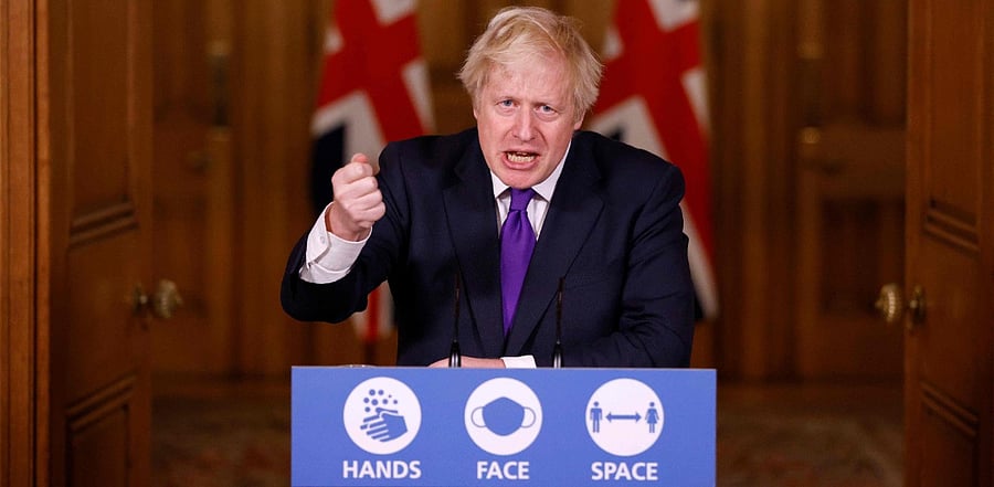 Britain's Prime Minister Boris Johnson. Credit: AFP Photo