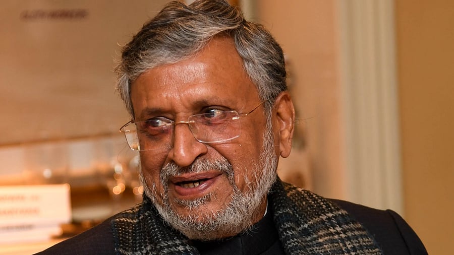 Sushil Kumar Modi. Credit: DH Photo