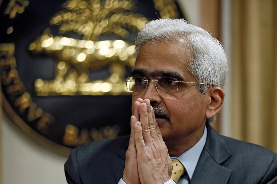 The Reserve Bank of India (RBI) Governor Shaktikanta Das. Credit: Reuters Photo
