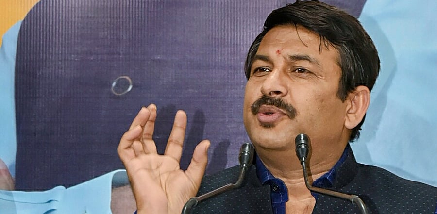 Delhi BJP chief Manoj Tiwari. Credit: PTI Photo
