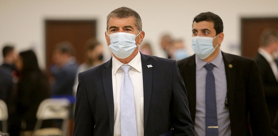 Israeli Foreign Minister Gabi Ashkenazi arrives at the Knesset (Israeli Parliament) in Jerusalem. Credit: AFP Photo