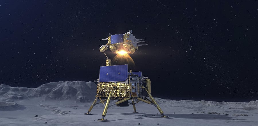 The cargo capsule's departure from the lunar surface on Thursday was also a first: the first liftoff of a Chinese craft from an extraterrestrial body. Credit: AFP Photo