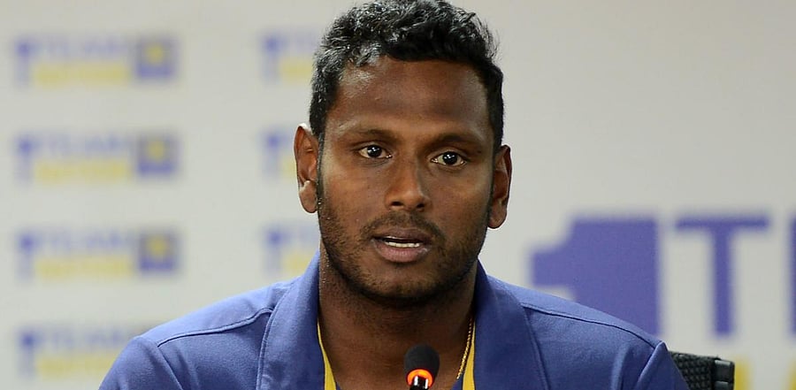 Veteran Sri Lankan all-rounder Angelo Mathews. Credit: AFP Photo