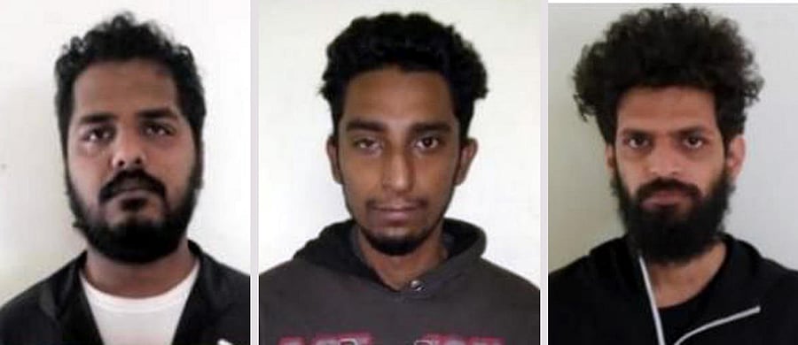 Accused Pasha, Mohiddin Qureshi and Prateek Nagarkar