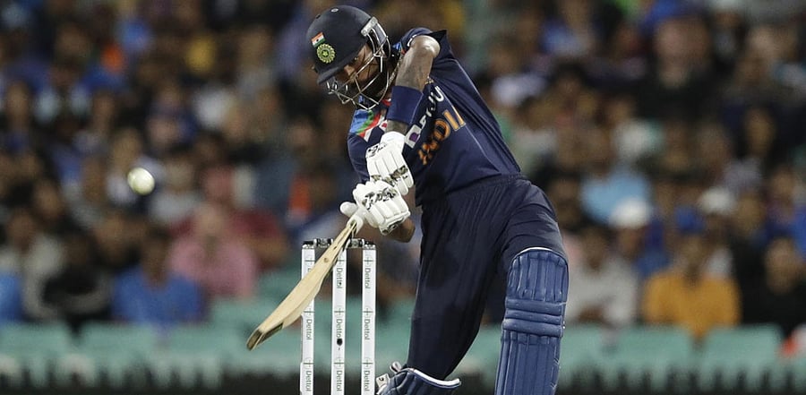 India's Hardik Pandya. Credit: AP/PTI Photo