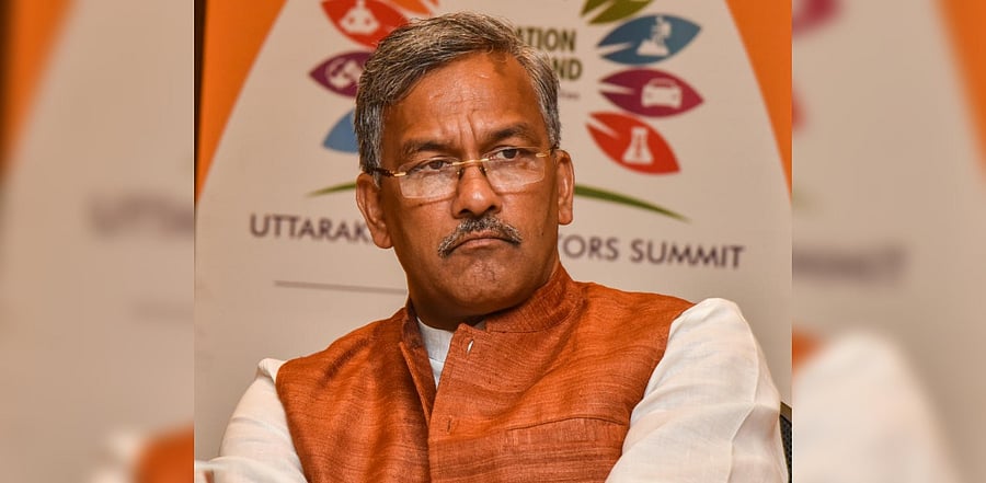 Trivendra Singh Rawat, Chief Minister of Uttarakhand. Credit: DH Photo