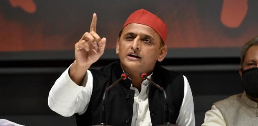 Yadav was on Monday detained by the police after party workers led by him broke through a security cordon to sit on a dharna in the heart of the city in support of agitating farmers. Credit: PTI