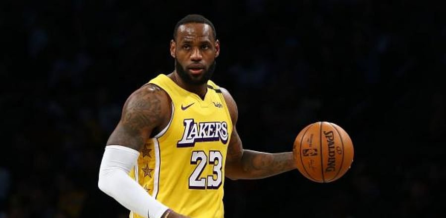 Four-time league MVP and NBA winner LeBron James was named Time Magazine's 'Athlete of the Year'. Credit: AFP