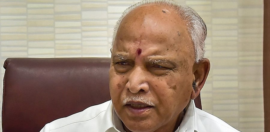 Karnataka CM B S Yediyurappa. Credit: PTI Photo