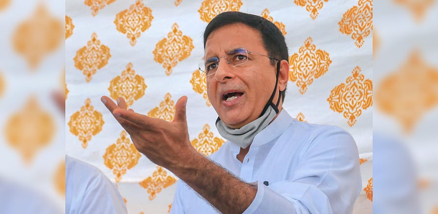 Congress' chief spokesperson Randeep Surjewala. Credit: PTI Photo