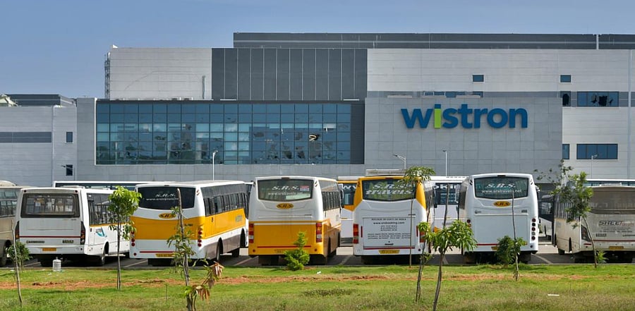 Wistron is one of Apple's top global suppliers. In India, it makes iPhone 7 and the second generation iPhone SE devices. Credit: AFP