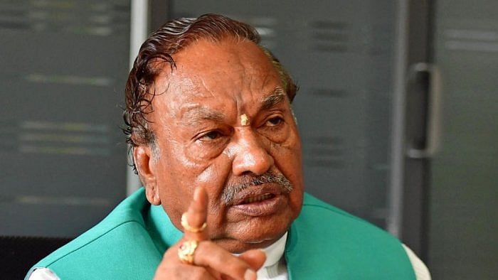 K S Eshwarappa. Credit: DH File Photo