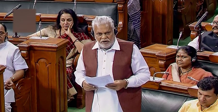 Minister of State for Panchayati Raj Parshottam Rupala. Credit: PTI Photo