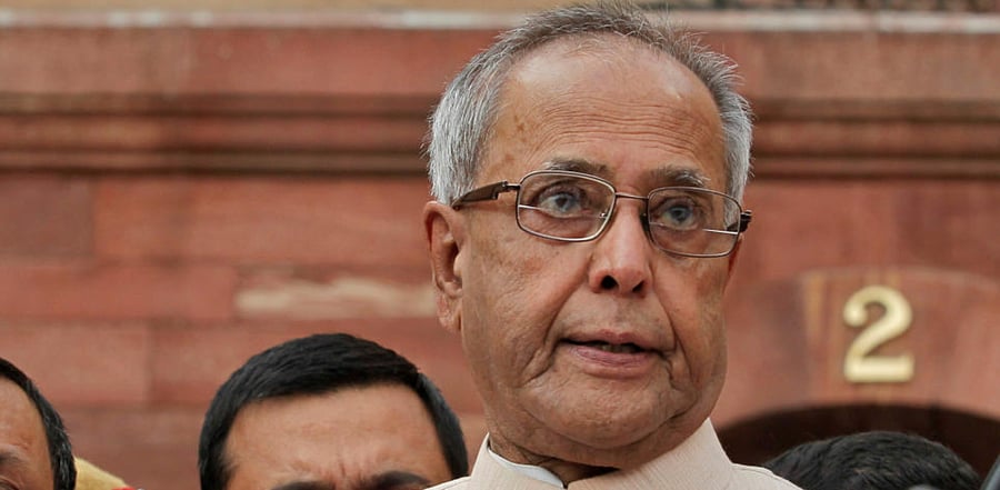 Former President Pranab Mukherjee. Credit: PTI Photo