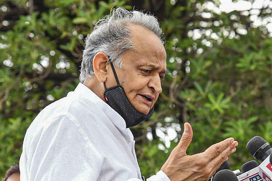 Rajasthan Chief Minister Ashok Gehlot. Credit: PTI Photo